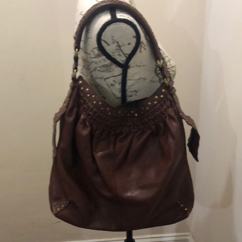 Lucky Brand Brown Leather Hobo Purse - Picture 8 of 8